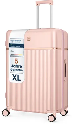Zdjęcie produktu dla Walizka podróżna 4FLY XL 76 cm (103 l) z twardą skorupą z poliwęglanu – z zamkiem TSA, 4 podwójnymi kółkami typu spinner i aluminiową rączką teleskopową
