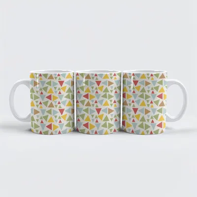 Produktbild von raxxa Premium-Tasse "Triangulos danzarines"