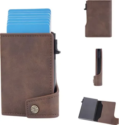 Produktbild von WALLET NO-36221 - Dunkelbraun Herren Geldbörse KP36221