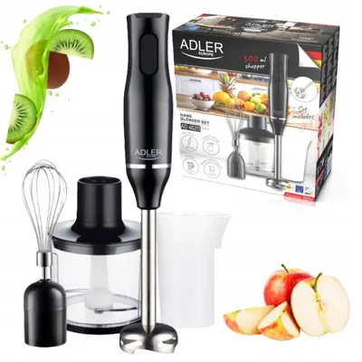 Produktbild von Stabmixer Multifunktionsmixer mit Stahlklingen 800W AD4620b schwarz