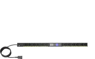 Zdjęcie produktu dla EATON Eaton EVSWFC20A jednostka dystrybucji zasilania (PDU) 24 gniazda AC 22,5U czarny
