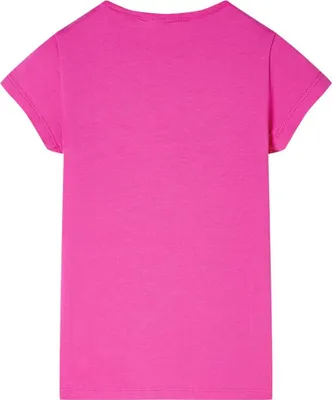 Produktbild von vidaXL Kinder T-Shirt Dunkelrosa 104