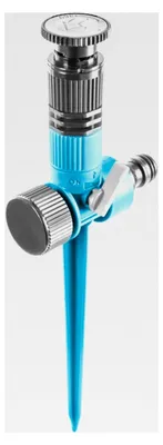 Produktbild von Gartensprinkler mit Reinigungsspritze und Reinigungslanze für Rasen, Blumen und Pflanzen