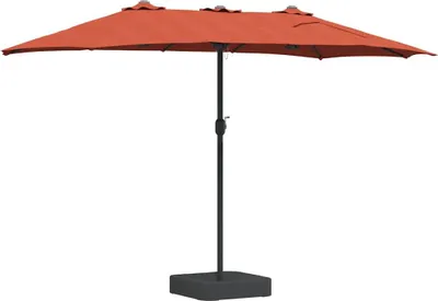 Image de Parasol de jardin Terre cuite 385 x 209 x 244 cm