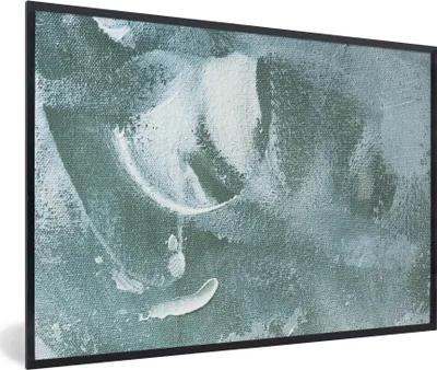 Produktbild von MuchoWow® Gerahmtes Poster Acrylfarbe - Abstrakt - Design 90x60 cm - Poster mit Schwarzem Bilderrahmen Wandposter Rahmen Foto Bilder - Fotorahmen - Foto-Plakat