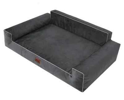 Produktbild von Weiches Hundebett, 78 x 53 cm, schwarz