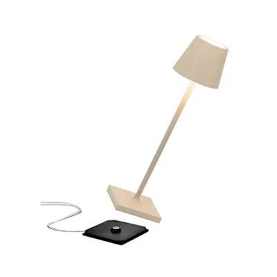 Produktbild von Zafferano Tischleuchte POLDINA MICRO MATT SAND beige Ø7x28cm