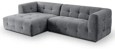 Produktbild von Sofa "Astaro" in grau Webstoff Ecksofa 5-Sitzer 292 x 161 cm