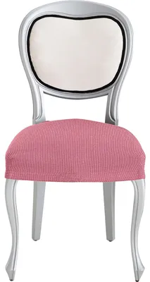 2 Stuhlbezüge, rosa, universell, für Sitz, Rücken & Armlehnen