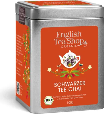 Produktbild von ETS - Schwarzer Tee Chai (Black Tea Chai), BIO, Loser Tee, 100g Dose
