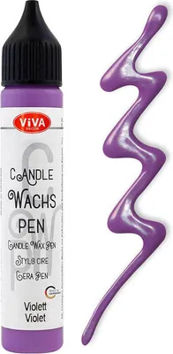 Zdjęcie produktu dla Viva Decor 318050201 ViVA DECOR Candle Wachs Pen, 28 ml, fioletowy