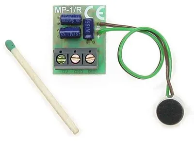Imagen del producto de Módulo amplificador de audio MP-1/R, 12 V, con amplificación ajustable de 1 a 500 veces