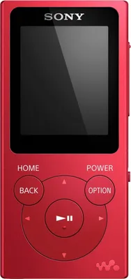 Obrázek produktu pro Sony Walkman NW-E394, MP3 přehrávač, 8 GB, TFT, USB 2.0, FM rádio, Červená