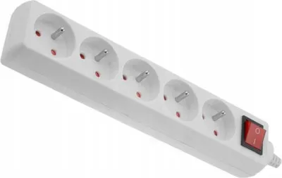 Image de Multiprise, rallonge, 5 prises + 0 interrupteur