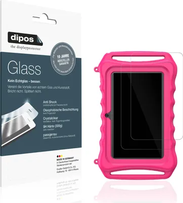 Produktbild von 2x Schutzfolie für xGody 7 Zoll T702 PRO - Anti-Shock 9H Folie dipos Glass Kunststoffglas