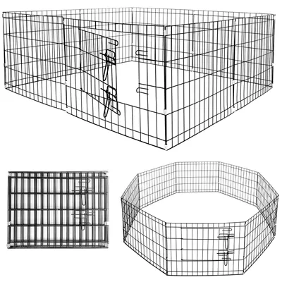 Productafbeelding van Hondenbench | Hondenren | 160 x 60 cm | Zwart