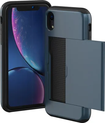 Immagine prodotto di imoshion Cover posteriore con scomparto per carte iPhone Xr - Blu scuro