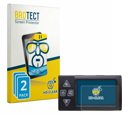 Produktbild von 2x Für Buachois Bike Computer Schutzfolie BROTECT Displayschutz Display Schutz Folie Klar Transparent