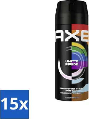 Produktbild von AXE - Deodorant Spray - Unite - Pflegend - Würziger Duft - 150 ml - Vorteilspack - 15 Stücke