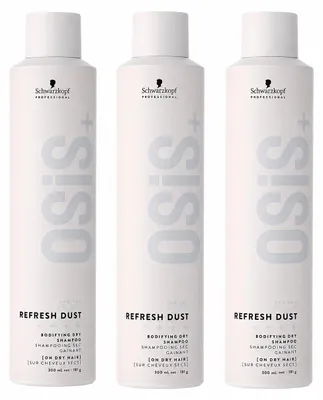 Produktbild von 3x Schwarzkopf Professional OSiS Refresh Dust 300 ml, KI-generiertes Bild