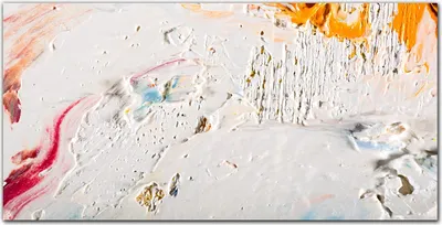 Produktbild von Coloray Bild aus Leinwand 100x50 Leinwand Dekoration - Expressionismus Farbflecken