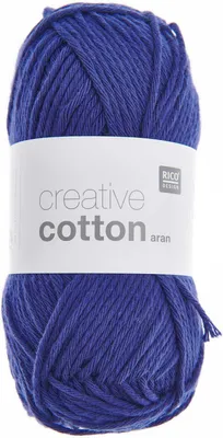 Produktbild von Rico Design Creative Baumwolle aran 85m 50g Garn Stricken Häkeln Baumwolle