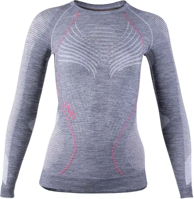 Produktbild von UYN Ambityon langarm Funktionsshirt melange Damen grey melange/nude/sage green L/XL