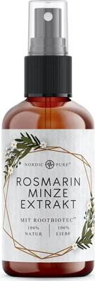 Produktbild von Nordic Pure Rosmarin-Minze-Extrakt – Haarpflege mit RootBioTec™, alkoholfrei 100 ml