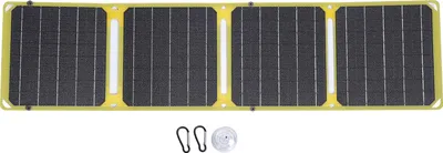 Zdjęcie produktu dla składany panel słoneczny 40W Podwójne USB Wodoodporny składany panel słoneczny ETFE z kątomierzem do podróży w plenerze