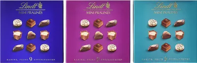 Zdjęcie produktu dla Lindt Mini Pralines emocjonalne wiadomości mały pomysł na prezent 44g