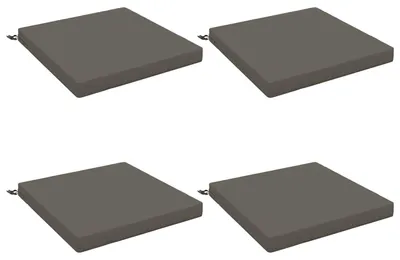 Productafbeelding van Zitkussens SOEST 4 st 100% Polyester Grijs 70 x 70 x 7 cm