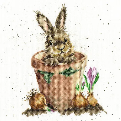 Produktbild von Bothy Threads Kreuzstich-Set "Der Blumentopf", 26x26cm, XHD76, Zählmuster