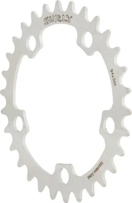 Produktbild von Surly Ring Edelstahl Kettenblatt, 94 BCD, 5-Loch, 32 Z., bis 9-fach, silver