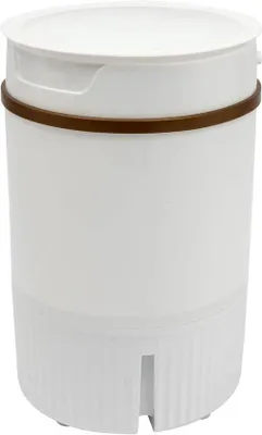Productafbeelding van Draagbare Wasmachine - Mini Wasmachine - Kleine Wasjes - Met Dehydratatiekorf - 45 Liter - Wit
