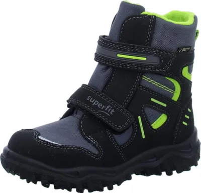 Produktbild von Superfit Jungen Stiefel, schwarz(schwarzgrn (03)), Gr. 27