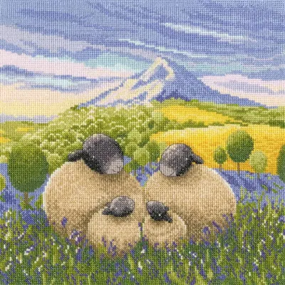 Zdjęcie produktu dla Zestaw do haftu krzyżykowego Bothy Threads "Precious Moments", wzór do liczenia, XLP17, 26x26cm