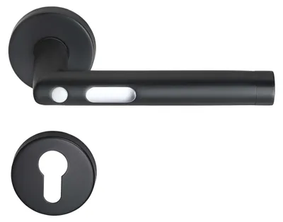 Produktbild von Orbit LED-Türgriff MeinTürgriff Türdrücker BB PZ WC schwarz Türgriff Drückergarnitur