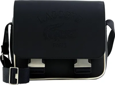 Zdjęcie produktu dla Torba na ramię LACOSTE Torba kurierska Abimes Farine czarny