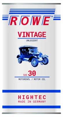 Produktbild von ROWE HIGHTEC VINTAGE für SAE 30 5 Liter Motoröl Motorenöl Mineralisch Öl