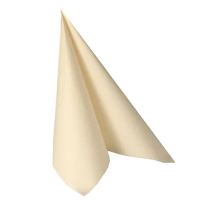 Produktbild von 250 Papstar Servietten ROYAL Collection 1/4-Falz 48 cm x 48 cm champagner 11579