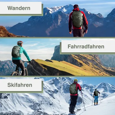 Image de Valkental Explorer V22 - Sac à dos multifonctionnel pour l'extérieur , couleur:velours vert