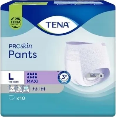 Produktbild von Majtki chłonne Pieluchomajtki Pieluchy dla dorosłych Tena Maxi L 10 sztuk