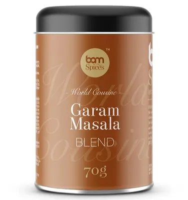 Produktbild von BAM Gewürzmischung Garam Masala - indische Gewürzmischung für Fleisch, Fisch & Eintöpfe - 70 g