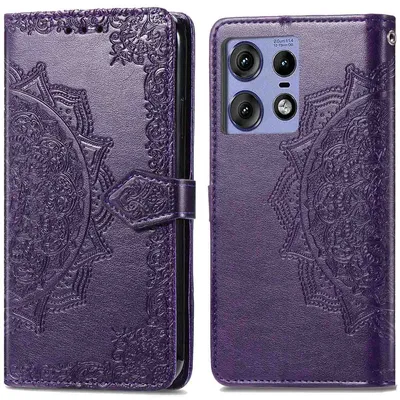 Produktbild von imoshion Mandala Klapphülle Motorola Edge 50 Pro - Violett
