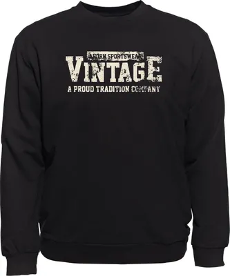 Produktbild von Übergrößen Sweatshirt AHORN SPORTSWEAR Vintage beige Schwarz 8XL