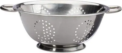 Obrázok produktu pre Strieborný okrúhly formička na cestoviny, ovocie a zeleninu – Ø 28 cm – na varenie