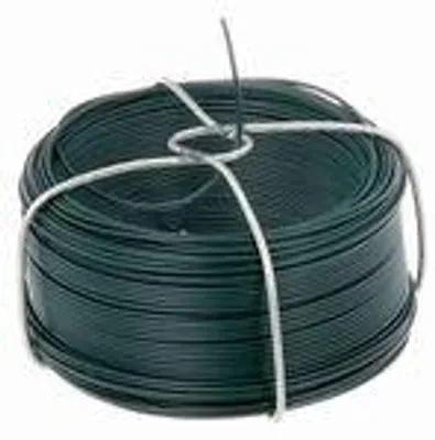Immagine prodotto di Alberts 530532 Bobina di filo, zincato, plastificato verde, filo Ø 1,2 mm, lunghezza 50 m, set da 2