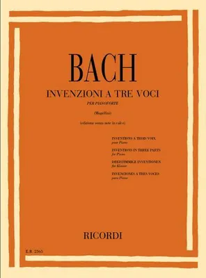 Produktbild von Dreistimmige Inventionenfür Klavier