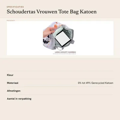 Tote Tasche - Groß