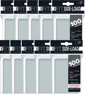 Produktbild von 1000 Ultra Pro Standard Pro-Fit Sleeves SIDE-LOAD Sleeves (64 x 89mm)